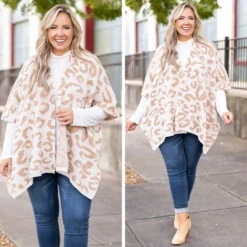 Somewhere In The Jungle Poncho, Leopard -Chic Soul Store 11 e8e51bc2 3e13 4d04 870d b8d2dab54564