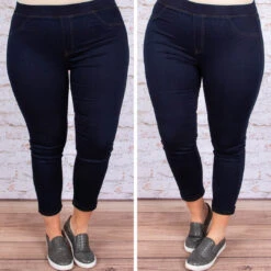 Watch Me Go Jeggings, Super Dark Wash 11 Watch Me Go Jeggings, Super Dark Wash -Chic Soul Store 12.12 11