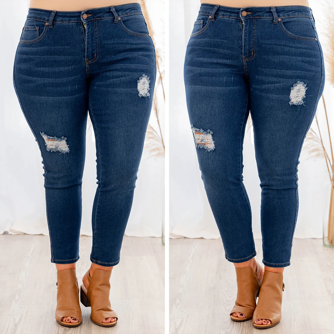 You Welcome Jeggings, Blue 8 You Welcome Jeggings, Blue - Image 6