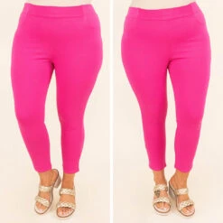 Business Lady Pants, Hot Pink -Chic Soul Store 12 4d50074b 0a69 4c66 b42f 86c2b0f40188
