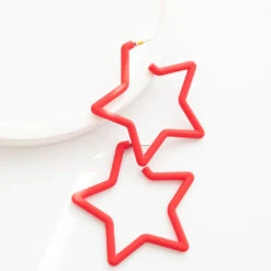 Star Wishes Earrings, Red -Chic Soul Store 12 56e3cb4f 8771 4f3d a79b 2c12f5c9bcc2