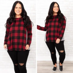 The Big Get Together Top, Black-Red -Chic Soul Store 12 9c258056 ca25 4943 abca e7180392f6a0