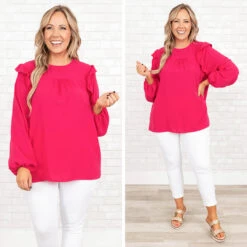 Making More Memories Top, Fuchsia -Chic Soul Store 12 e2cd707f 0249 407f 880e ea6f22a8e07f