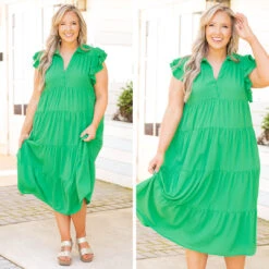Play Time Dress, Kelly Green -Chic Soul Store 12 e31f17f3 196e 41a4 8600 b37416538d81