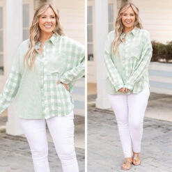 Spring Garden Top, Sage 13 Spring Garden Top, Sage -Chic Soul Store 12 ecfec265 b1b8 45ae 8e3e 9b72d9183cff