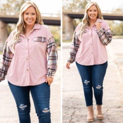 There You Are Shacket, Pink -Chic Soul Store 13 0070d28e 84c2 42d6 b68b fae743bf64d7