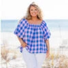 Sugar Pie Top, Blue-Pink -Chic Soul Store 13 25971b9e d292 41e2 b9fb 0da7abd3be25