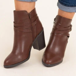Plans For Tonight Booties, Brown -Chic Soul Store 13 58376736 4b43 432c a757 2bc4ea7eb9b5