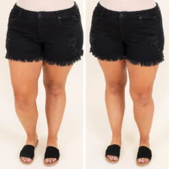 Otherwise See Me Shorts, Black -Chic Soul Store 13 680f9e9a 524c 489b 9cf9 976751d97cee