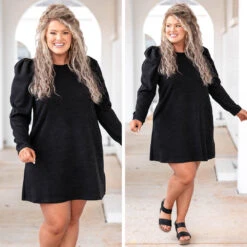 Swing My Way Dress, Black -Chic Soul Store 13 78386dd6 0898 49e6 a008 000047230e5e