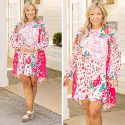 The Identical Dress, Rose-Fuchsia -Chic Soul Store 13 a4092151 72d2 49f0 9cbd e45aabd11243