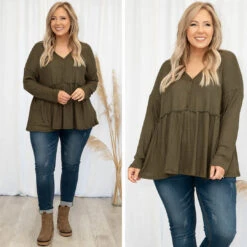 When I Look In Your Eyes Top, Olive -Chic Soul Store 13 b21c448c 11f3 491d 87d0 074e19e706de