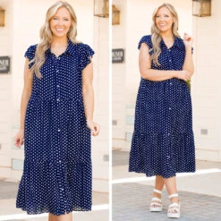 Stars Through The Night Midi Dress, Navy 13 Stars Through The Night Midi Dress, Navy -Chic Soul Store 13 bc9c5b8e 5c8c 4871 9ebf ffe22596850a