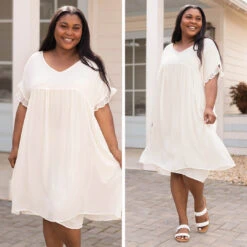 Darling Darla Dress, Ivory -Chic Soul Store 13 c107941f c3c4 4d36 b4b2 6c726f28a14b