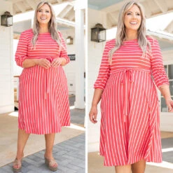 Holding Hands On The Boardwalk Dress, Coral -Chic Soul Store 13 db299c3b a5f9 4676 af9d c68829dca217