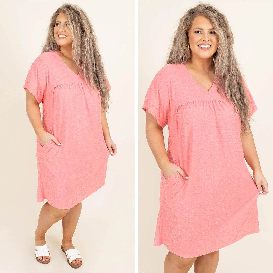 Warm In The City Dress, Pink Dots 8 Warm In The City Dress, Pink Dots - Image 6