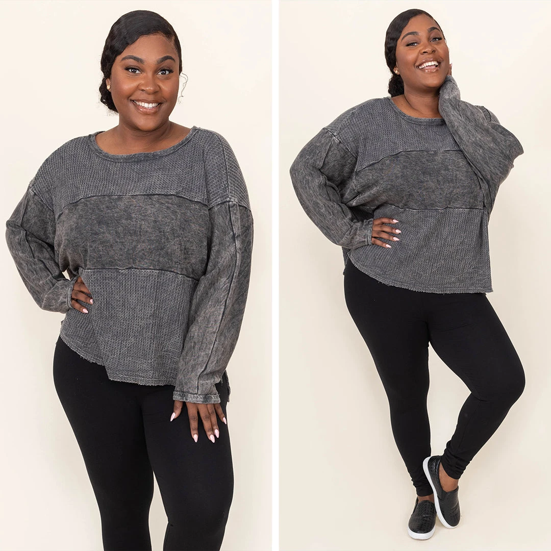 I'm With You Sweater, Charcoal 8 I'm With You Sweater, Charcoal - Image 6