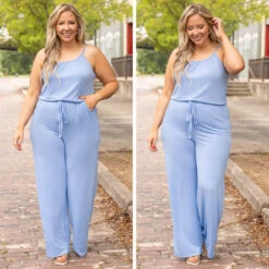 Sunshine In Her Eyes Jumpsuit, Spring Blue -Chic Soul Store 14 082a2278 4427 4aa6 bdba 3d50ccb659ac