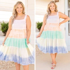 Sherbert Dreams Dress, Pastel Combo 13 Sherbert Dreams Dress, Pastel Combo -Chic Soul Store 14 0f479c3c 720b 404d a995 52fc69108123