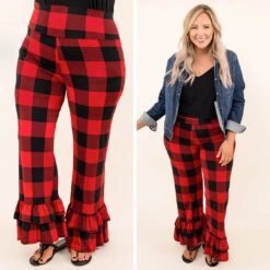 The Big Flare Pants, Black-Red 13 The Big Flare Pants, Black-Red -Chic Soul Store 14 1d1a182d 3bc3 44a1 832b 131c5d45958e