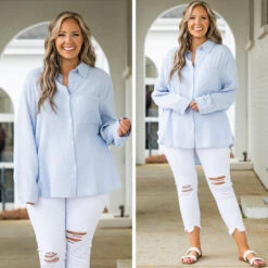 Rays Of Sun Top, Blue -Chic Soul Store 14 2deb859c 77a5 44d3 8dfc ce7a175fb46c