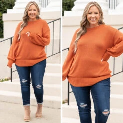 My Favorite Song Sweater, Rust 13 My Favorite Song Sweater, Rust -Chic Soul Store 14 348373ac 4818 4340 82ef b8f5ef678106