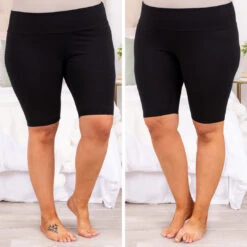 Comfy Vibes Biker Shorts, Black -Chic Soul Store 14 39958c77 b0de 4316 b7f3 2b90d9c67685