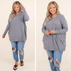 The Thrill Of The Day Sweater, Heather Gray 15 The Thrill Of The Day Sweater, Heather Gray -Chic Soul Store 14 63648f1b 58f5 4e92 97b2 6d7c5eacf7e7
