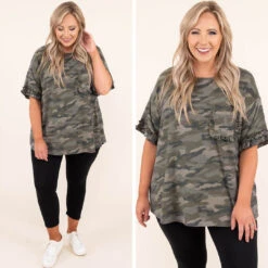 In Hiding Top, Olive -Chic Soul Store 14 724d4ae3 5d26 4f4a 9993 3aa4c8cd335f