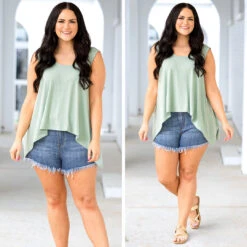 Seeing The Beginning Top, Dusty Green -Chic Soul Store 14 9ce5ac56 091a 471a 989e fb788724a615