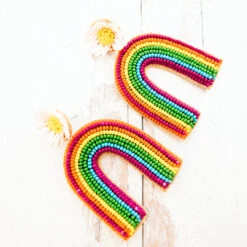 Rainbows All Around Earrings, Multi -Chic Soul Store 14 ff248d25 3106 4c76 b555 b2b3dd6e9361