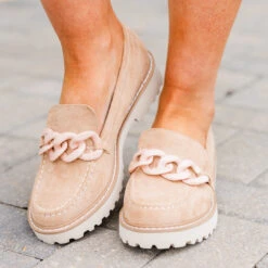 Working Woman Loafer, Taupe