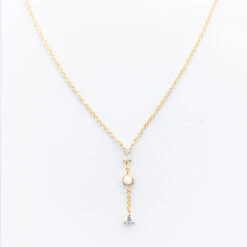 Young Sparkle Necklace, White -Chic Soul Store 15 2650bae4 8214 4319 a68b 25298864d83b