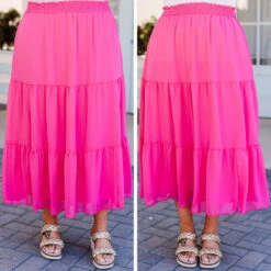 What To Say Skirt, Fuchsia -Chic Soul Store 15 32d69b83 5bb4 4415 84b5 72db8b53edf6