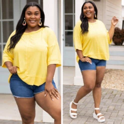 Try Everything Top, Yellow 15 Try Everything Top, Yellow -Chic Soul Store 15 7192508c af72 49db b2da 4c1f09e11a48