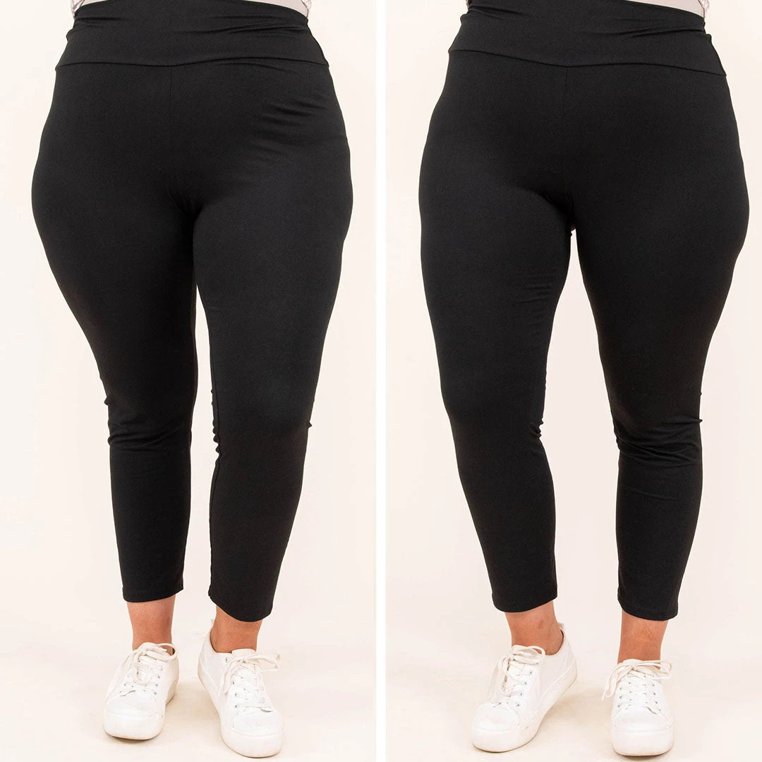 Hold The Position Leggings, Black 8 Hold The Position Leggings, Black - Image 6