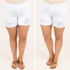 Simply Living Shorts, White -Chic Soul Store 15 788a01fb 0d3c 457f b3da 39318d426d29