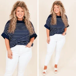 Love You, Mean It Top, Navy -Chic Soul Store 15 84ae6876 a4ce 411d 8b51 9c747d425c52