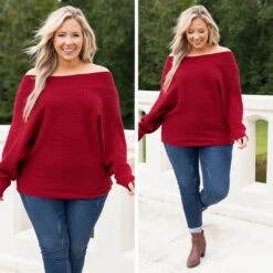 Sweet Advice Sweater, Red -Chic Soul Store 15 bcbbeeda 2f1f 4c52 a27d 07669d8c877f