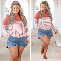 Everybody's Favorite Top, Rust -Chic Soul Store 15 c5d7919d 1eb4 4141 8c7b e751075a4af2