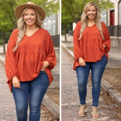 This Is Real, This Is Me Top, Brick -Chic Soul Store 15 c5db0b10 9585 45dc 96d4 8613daa6b669