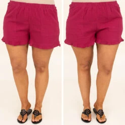 Sunkissed Daze Shorts, Maroon -Chic Soul Store 16 2192be0a a606 40a4 88a3 d9892175f594