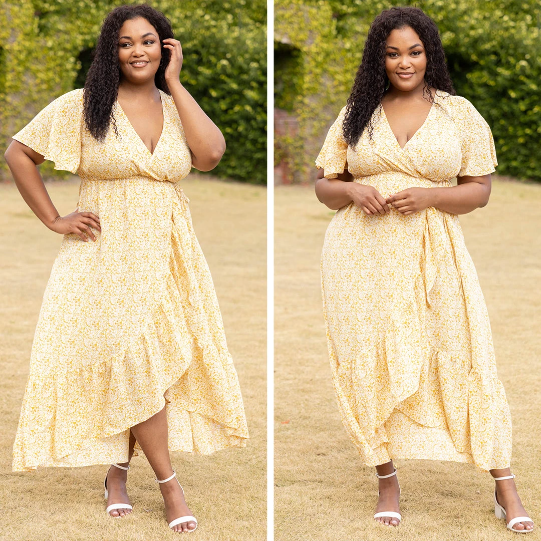 Sun Queen Maxi Dress, Mustard 8 Sun Queen Maxi Dress, Mustard - Image 6