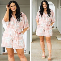 Sunny Adventures Romper, Peach -Chic Soul Store 16 879ce0aa bfda 42a2 8831 db43655359e8