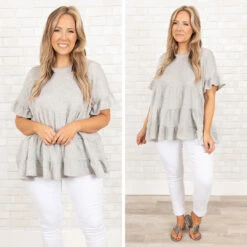 Together In This Moment Top, Heather Grey -Chic Soul Store 16 9630622f 3355 45ad 91b9 7c99da6bc3d8