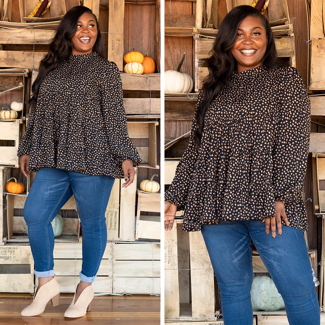 Here For The Party Top, Black 8 Here For The Party Top, Black - Image 6