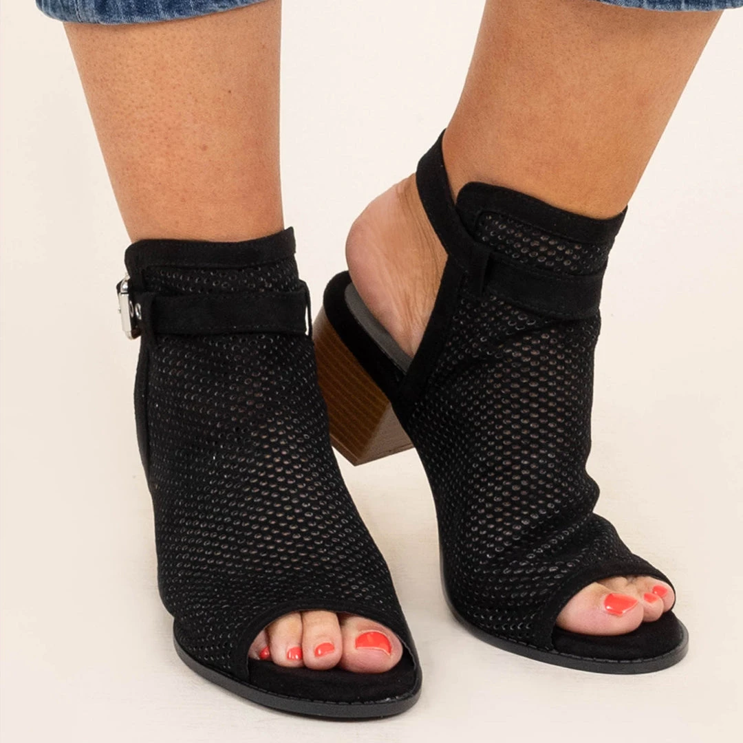 Walk The Talk Booties, Black 8 Walk The Talk Booties, Black - Image 6