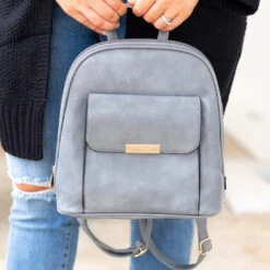 Perfectly Packed Backpack, Grey -Chic Soul Store 17 16105f35 d6da 4e28 bab2 96956dc7235c