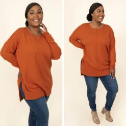 Miss Who You Were Sweater, Rust 13 Miss Who You Were Sweater, Rust -Chic Soul Store 17 22bf0516 7bbe 4f84 93ee 7d73d6c1dd45