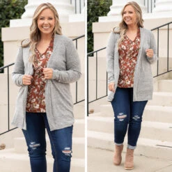 Late Night Thoughts Cardigan, Heather Grey -Chic Soul Store 17 28119c29 4af1 4905 ad0a fa653a519c2f